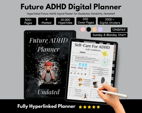 All-in-One 2025-2027 Digital Planner, Interactive Daily, Weekly, Monthly, Goodnotes & Google Calendar Sync - Image 13