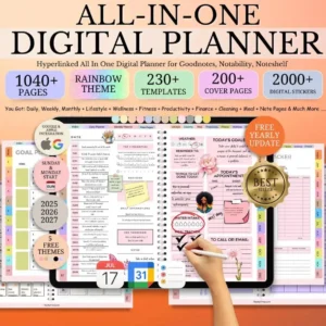 All-in-One 2025-2027 Digital Planner