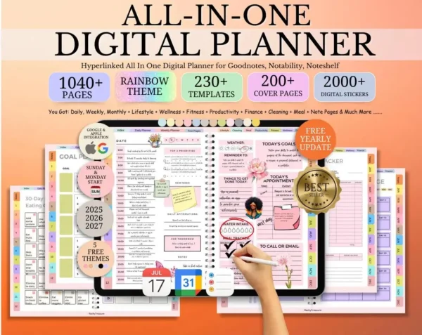 All-in-One 2025-2027 Digital Planner